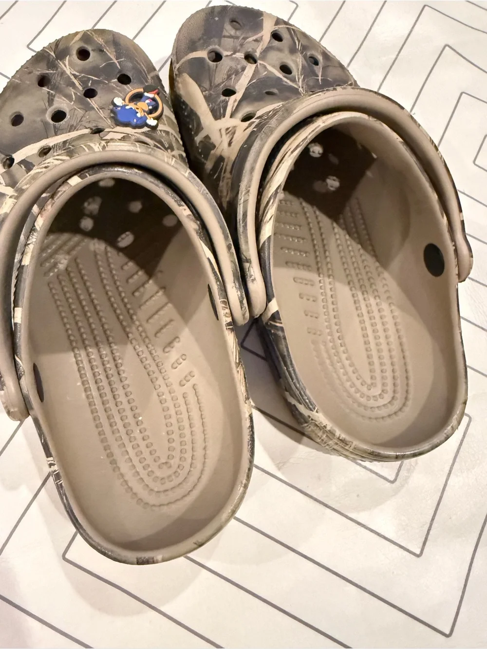 CROCS Kids Camo Slip-On Sandals